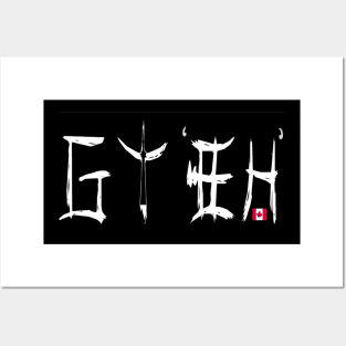 Japanese Logo for Toronto GTA ('EH') Posters and Art
